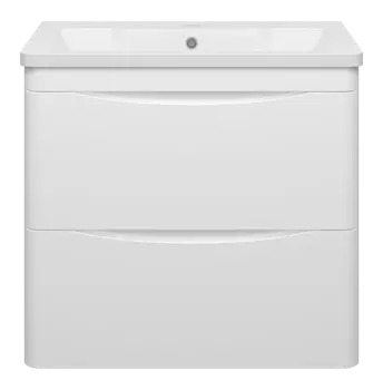 Тумба под раковину Misty Атлантик 69 см П-Атл-01070-011П2Я подвесная, белая