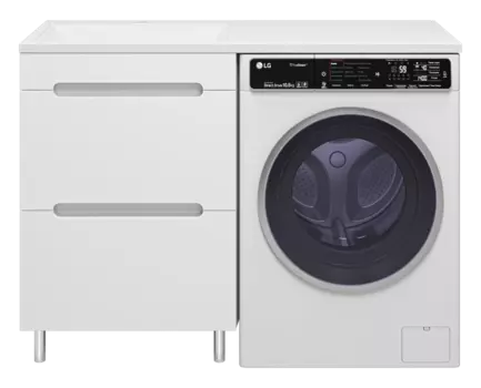 Тумба под раковину Misty Байкал 55 см Э-Бай06055-022Я напольная, белая