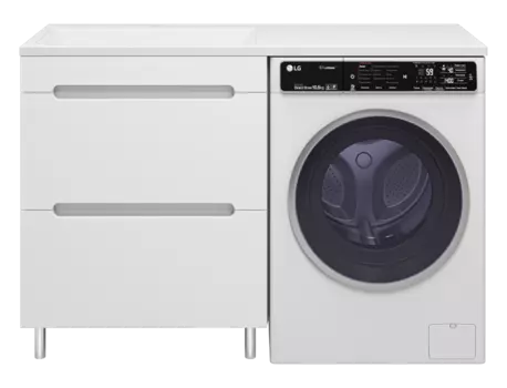 Тумба под раковину Misty Байкал 69 см Э-Бай06070-022Я напольная, белая