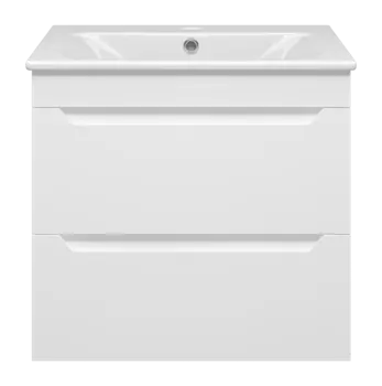 Тумба под раковину Misty Бриз 59 см П-Бри-09060-012Я подвесная, белая