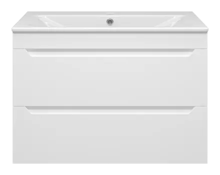 Тумба под раковину Misty Бриз 79 см П-Бри-09080-012Я подвесная, белая