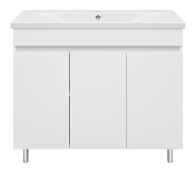 Тумба под раковину Misty Енисей 100 см Э-Ени01100-0112Я напольная, белая