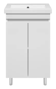 Тумба под раковину Misty Енисей 47 см Э-Ени01050-011 напольная, белая