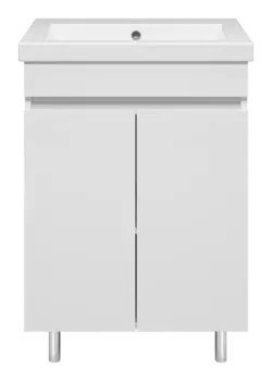 Тумба под раковину Misty Енисей 57 см Э-Ени01060-012 напольная, белая