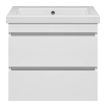 Тумба под раковину Misty Енисей 57 см Э-Ени01060-012По2Я подвесная, белая