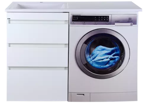 Тумба под раковину Misty Фостер 55 см Э-Фос01055-01Н3Я напольная, белая