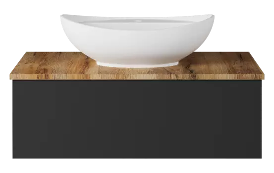 Тумба под раковину Misty Ива 90 см П-Ива-01090-481Я подвесная, светлое дерево