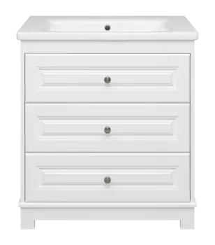 Тумба под раковину Misty Ларго 79 см П-Лар-07080-01-3Я напольная, белая