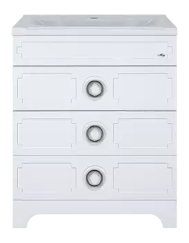 Тумба под раковину Misty Лейла 78 см Пр-Лей01080-013Я напольная, белая