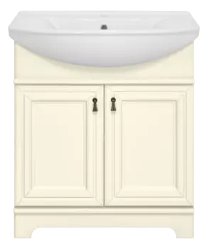 Тумба под раковину Misty Лувр 61 см П-Лвр01065-1014 напольная, бежевая