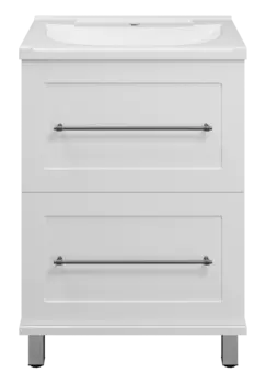 Тумба под раковину Misty Марта 60 см П-Мрт07060-011Пр напольная, белая