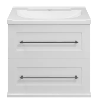 Тумба под раковину Misty Марта 60 см П-Мрт09060-011Пр подвесная, белая