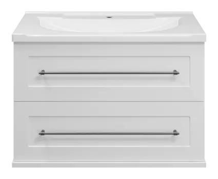 Тумба под раковину Misty Марта 79 см П-Мрт09080-011Пр подвесная, белая