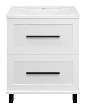 Тумба под раковину Misty Модерн 70 см П-Мод07070-011Пр напольная, белая