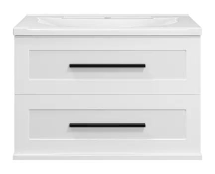 Тумба под раковину Misty Модерн 79 см П-Мод09080-011Пр подвесная, белая