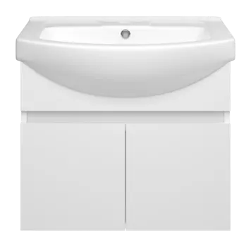 Тумба под раковину Misty Монро 62 см Э-Мнр01065-011Пр подвесная, белая