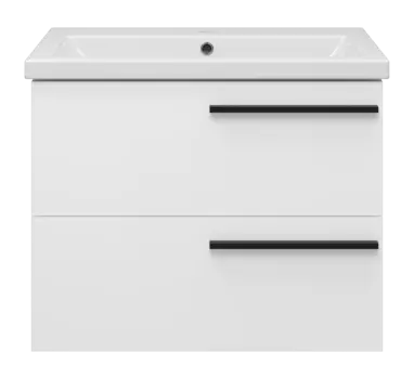 Тумба под раковину Misty Ненси 67 см П-Нен-09070-012Я подвесная, белая