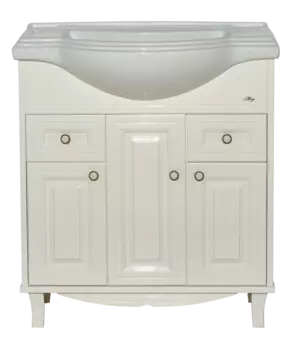 Тумба под раковину Misty Шармель 77 см Л-Шрм01080-5812Я напольная, бежевая