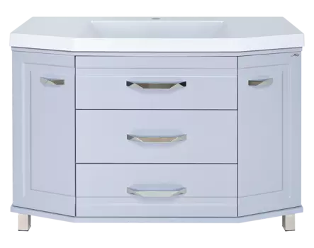 Тумба под раковину Misty Терра 110 см П-Тер01110-01503Я напольная, серая