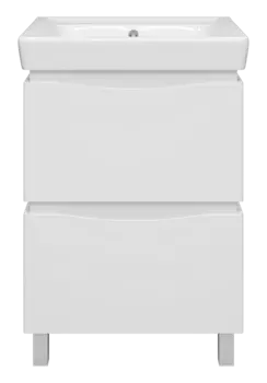 Тумба под раковину Misty Венера 59 см П-Внр01060-012Я напольная, белая