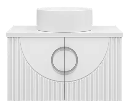 Тумба под раковину Misty Ярина 79 см П-Яри-09080-011Я подвесная, белая