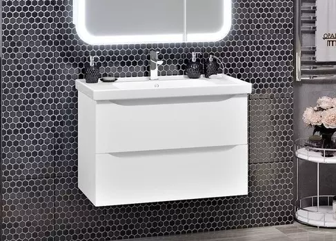 Тумба под раковину Opadiris Элеганс 76 см Z0000014969 белый матовый