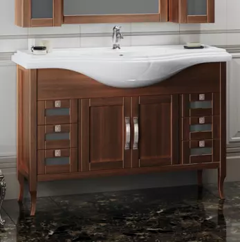 Тумба под раковину Opadiris Мираж 120 светлый орех 00-00000058