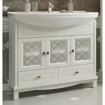 Тумба под раковину Opadiris Омега 00-00002824 86 cм слоновая кость