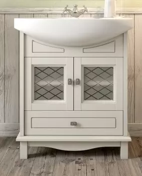 Тумба под раковину Opadiris Омега 65 напольная, слоновая кость