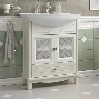 Тумба под раковину Opadiris Омега 66 см 00-00003138 слоновая кость