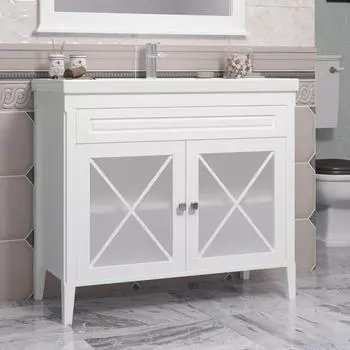 Тумба под раковину Opadiris Палермо 95 см 00-00006722 напольная, белая