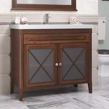 Тумба под раковину Opadiris Палермо 95 см 00-00006723 напольная, орех