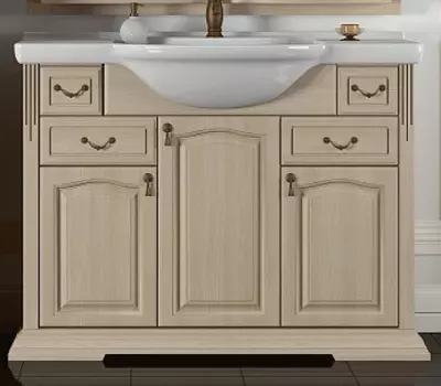 Тумба под раковину Opadiris Риспекто 100 Z0000006705 слоновая кость напольная