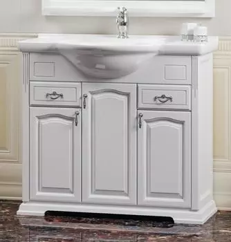 Тумба под раковину Opadiris Риспекто 95 белый матовый