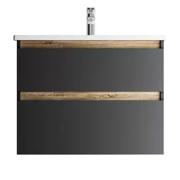 Тумба под раковину подвесная Am.Pm X-Joy 80 см M85AFHX0802BM черная