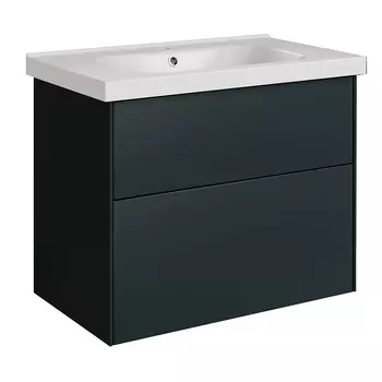 Тумба под раковину подвесная ASB-Woodline Гранада 79 см 11121 авокадо софт