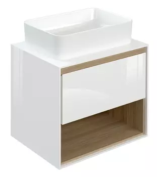 Тумба под раковину подвесная Cersanit Louna 60 белая