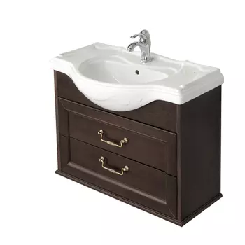 Тумба под раковину Roca America Evolution W 105 дуб тёмный