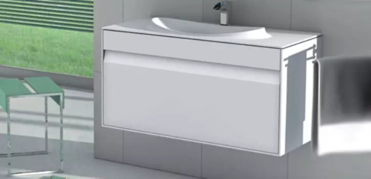 Тумба под раковину Roca Laks 100 белый