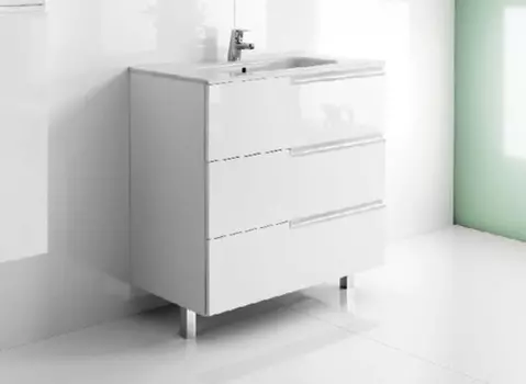 Тумба под раковину Roca Victoria Nord Ice Edition 60 белый напольный