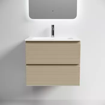 Тумба под раковину Sancos Folk 59 см FL60CP подвесная, капучино