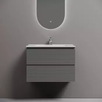 Тумба под раковину Sancos FOLK 69 см FL70GS Grey soft