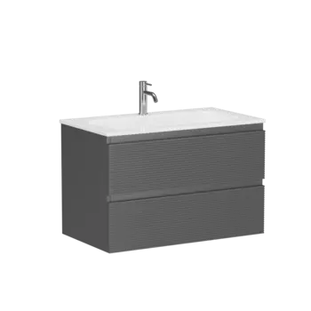 Тумба под раковину Sancos FOLK 80 см FL80GS Grey soft