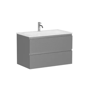 Тумба под раковину Sancos FOLK 80 см FL80ES Ergraut soft