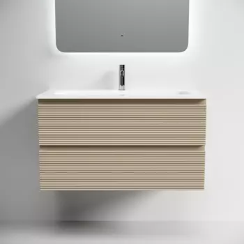 Тумба под раковину Sancos Folk 89 см FL90CP подвесная, капучино