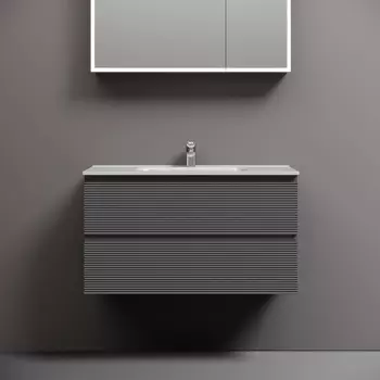 Тумба под раковину Sancos FOLK 89 см FL90GS Grey soft