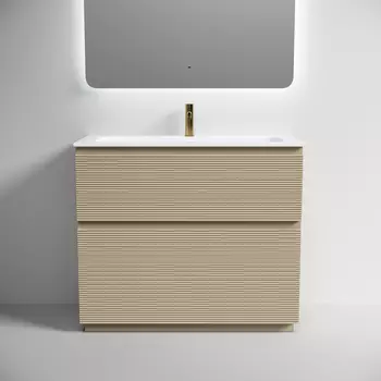 Тумба под раковину Sancos Folk Floor 100 см FL100FCP напольная, капучино