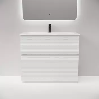 Тумба под раковину Sancos Folk Floor 100 см FL100FW напольная, Bianco