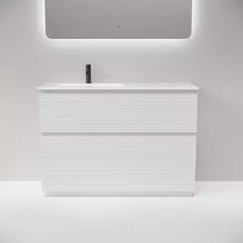 Тумба под раковину Sancos Folk Floor 120 см FL120FLW левая, напольная, Bianco