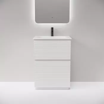 Тумба под раковину Sancos Folk Floor 59 см FL60FW напольная, Bianco